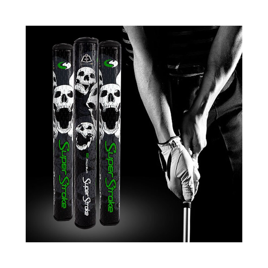 Skull Print Golf Super Stroke Putter Club Grip Ultra Slim Mid