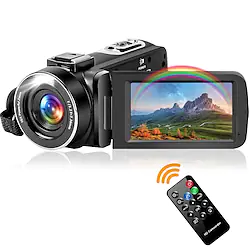 Video Camera Camcorder Vlogging Camera 1080P 30FPS 24.0MP 16X Digital Zoom IR Night Vision YouTube Camera Recorder with Remote Control Christmas Gift Lightinthebox