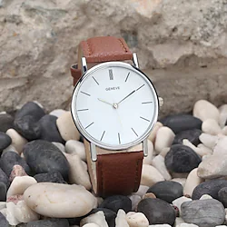 Wrist Watch Quartz Watch for Men Analog Quartz Fashion Business Minimalist Classic Plastic Leather Lightinthebox