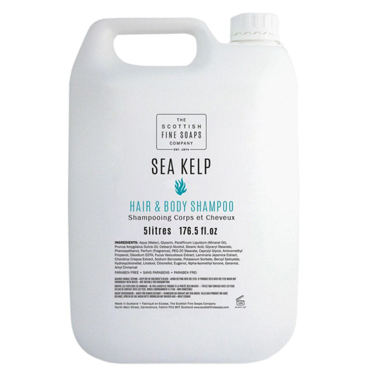 Scottish Fine Soaps Sea Kelp Hair & Body Shampoo ~ 2 x 5 Litre