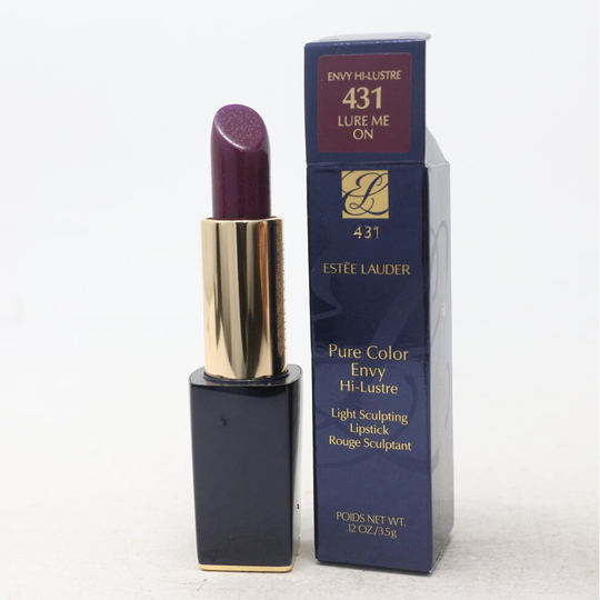 (431 Lure Me On (Hi-Luster)) Estee Lauder Pure Color Envy Sculpting Lipstick 0.12Oz New In Box