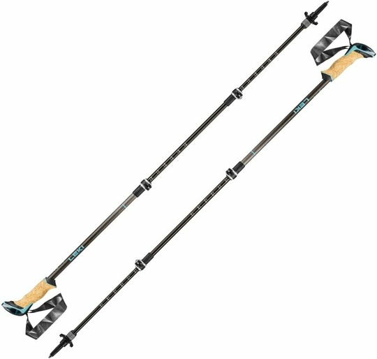 Leki Cressida AS Brown Metallic/Chocolate Brown Metallic/Mint 90 - 125 cm