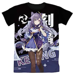 Inspired by Genshin Impact Klee Venti Raiden Shogun T-shirt Cartoon Manga Anime Harajuku Graphic Kawaii T-shirt For Men's Women's Unisex Adults' 3D Print 100% Polyester Lightinthebox