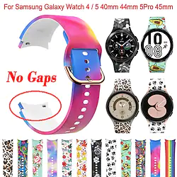 Smart Watch Bands For Samsung Galaxy Watch 4 44mm 40mm Classic 46mm 42mm Silicone Bracelet Galaxy Watch 5 Pro 45mm 40 44 Strap Lightinthebox