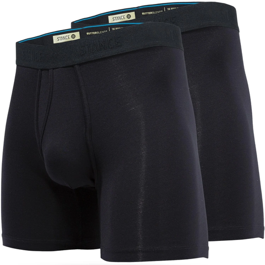 Stance Regulation Butter Blend Boxer Briefs - Black (2 Pack)