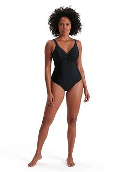 Speedo Brigitte Shaping Swimsuit - Black