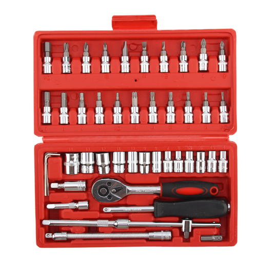 Drive Socket Set Wrench Torx Ratchet Driver Screwdriver