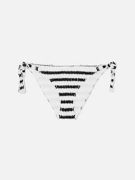Accessorize Crochet Pant - Black/Cream, Black, Size 10, Women