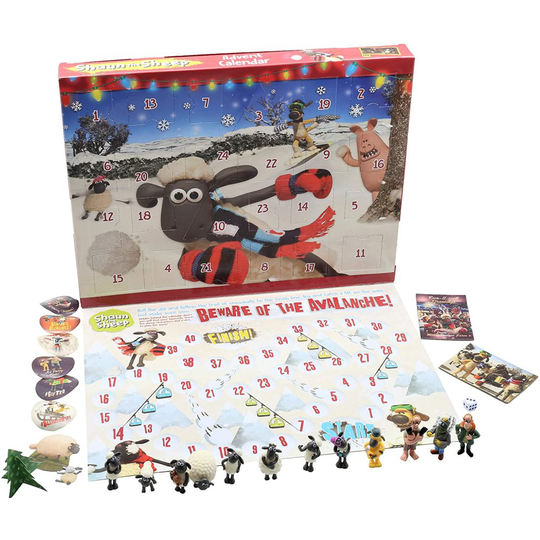 Shaun the Sheep Kids Advent Calendar Wallace and Gromit Christmas Calendars for Kids Board Game Gift Box