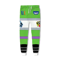 Inspired by Toy Story Lightyear Buzz Lightyear Pants Cartoon Manga Anime Graphic Pants For Men's Women's Unisex Adults' 3D Print 100% Polyester Casual Daily Lightinthebox