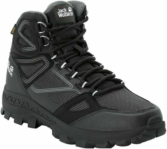 Jack Wolfskin Womens Outdoor Shoes Downhill Texapore Mid W Black/Grey 43