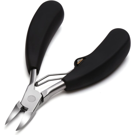 BEZOX Precision Toenail Clippers for Thick or Ingrown Toenails - Thick Nails - W/Metal Box