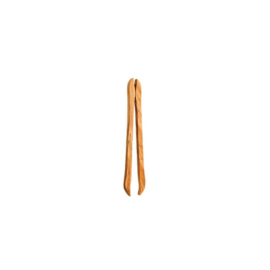Eddington 50022 Hinged Tongs Fine Italian Olivewood 9.5-Inches