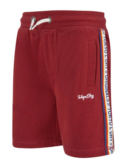 Jogger Shorts Boys Malibu Surf Brushback Fleece Jogger Shorts in Merlot Marl - Kids / 5-6 Years - Tokyo Laundry