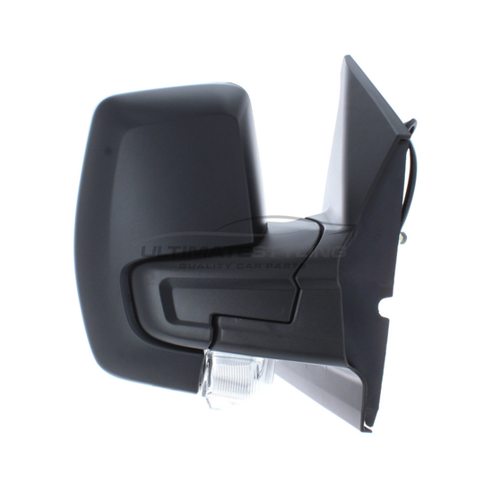 Ford Transit Custom Van 2012-> Electric Black Wing Door Mirror Drivers Side
