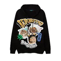 Inspired by Animal Cat Hoodie Cartoon Manga Anime Graphic Hoodie For Men's Women's Unisex Adults' Hot Stamping 100% Polyester Lightinthebox