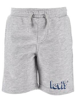 Levi's Boys Graphic jogger shorts - Light Grey Marl, Light Grey Marl, Size 2 Years
