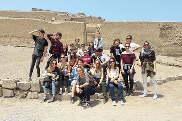 Ruins of Pachacamac from Crucero