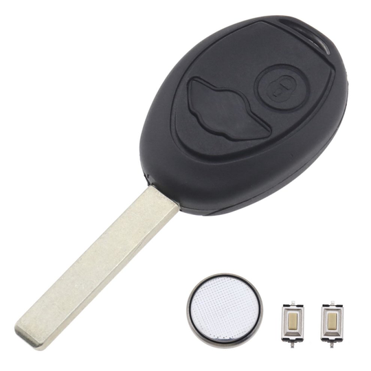 2 Button Remote Key Fob Case Repair Kit Fit for BMW Mini Cooper S R50