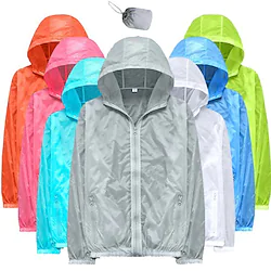 Women's Cycling Jacket Running Skin Jacket Full Zip Jacket Summer Polyester Bike Windbreaker Top Windproof Breathable Quick Dry Sports Clothing Apparel Regular Fit Bike Wear / Long Sleeve Lightinthebox