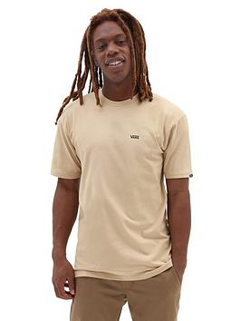 Vans Left Chest Logo Short Sleeve T-Shirt - Taupe