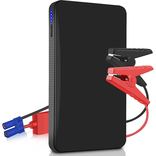 12V 20000mAh Car Jump Starter Power Bank Booster Battery Charger Black