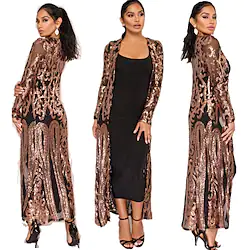 The Great Gatsby Plus Size Retro Vintage Roaring 20s 1920s Cocktail Dress Vintage Dress Summer Cloak Prom Dress Halloween Costumes Prom Dresses Women's Sequins Costume Vintage Cosplay Event / Party Lightinthebox
