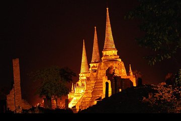 Night Join Tour Sunset Selfie Boat at Ayutthaya A World Heritage Evening Trip
