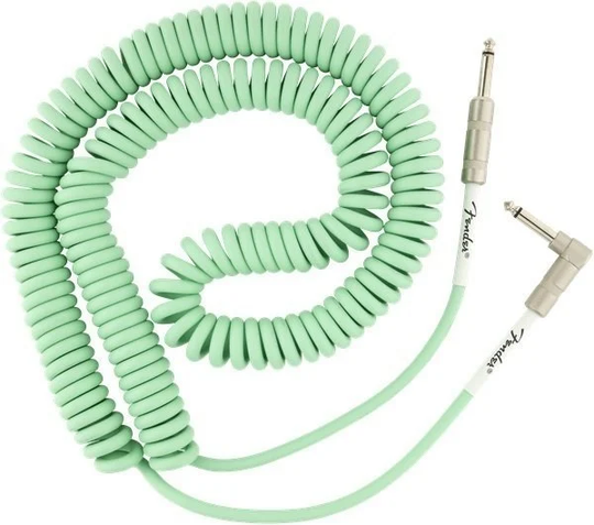 Fender Original Series Coil Green 9 m Straight - Angled