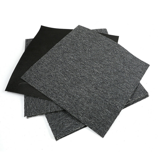 (20 pcs, Anthraclte) Carpet Tiles 5m2 Box Heavy Duty Commercial Retail Office Premium Flooring Rugs Floor Tiles
