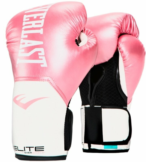 Everlast Prostyle Gloves Pink/White 12oz