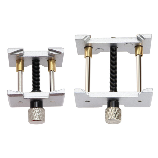 2PCS Watch Movement Holder Watchmaker Clamp Adjustable Watch Case Repair Tool