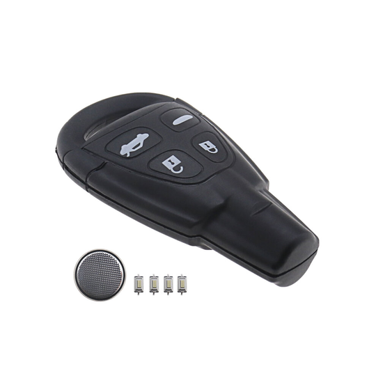 4 Button Remote Key Fob Case Repair Kit Fit for SAAB 93 95 9-3 9-5