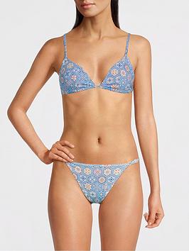 Solid & Striped The Lulu Bikini Top - Blue