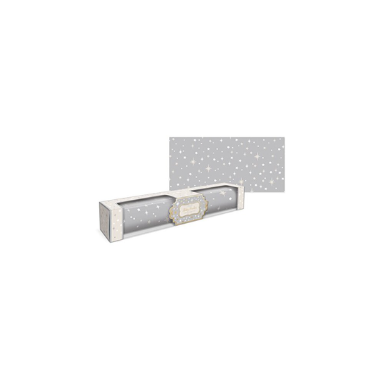Lady Jayne Dove Gray With Stars Baby Powder Scented Drawer Liners -- 6 Sheets