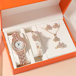 Quartz Watch for Women Analog Quartz Stylish Glitter Fashion Sparkle Creative Titanium Alloy Stainless Steel Romantic Series Cartoon Series Fashion Lightinthebox