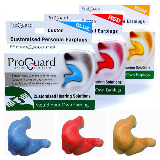(Red) ProGuard Hearing Protection MYO Earplugs