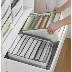 6/7/9/12 Grids Washable Wardrobe Clothes Organizer Jeans Compartment Storage Box Foldable Closet Drawer Organizer Clothes Drawer Separation Box for Bedroom Lightinthebox