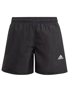 Adidas Kids Boys Badge Of Sport Swim Short - Black