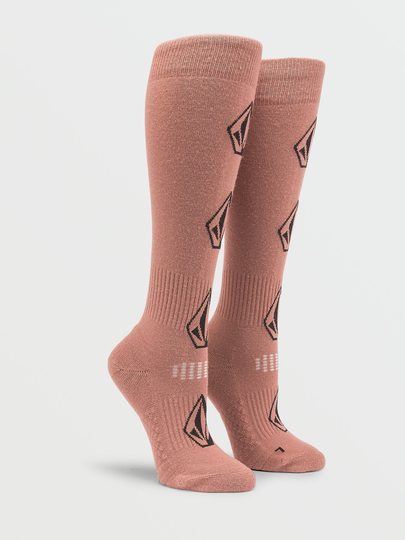 Women's Volcom Sherwood Socks - Rosewood