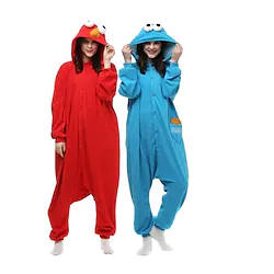 Adults' Kigurumi Pajamas Nightwear Cartoon Ririchiyo Shirakiin Solid Color Onesie Pajamas Flannel Cosplay For Men and Women Carnival Animal Sleepwear Cartoon Festival / Holiday Costumes Lightinthebox