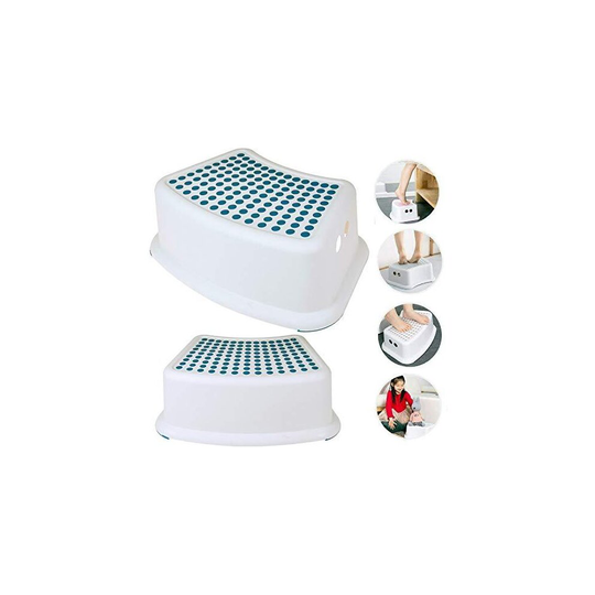 Faboer PLASTIC STEP STOOL NON ANTI SLIP TOILET POTTY TRAINING KIDS CHILDREN KITCHEN