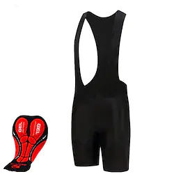 Men's Cycling Bib Shorts 3D Padded Shorts Bike Shorts Bottoms Semi-Form Fit Mountain Bike MTB Road Bike Cycling Sports Breathable Quick Dry Moisture Wicking Comfortable Black Polyester Lycra Clothing Lightinthebox