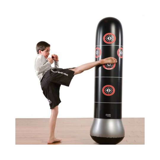 Inflatable Boxing Punch Bag Tumbler Sandbag Fitness Training Bag 160cm