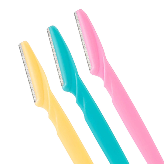 (3 PACK) Eyebrow Razors, Bikini Eyebrow Razor Facial Hair Shaver Hair Remover for Women