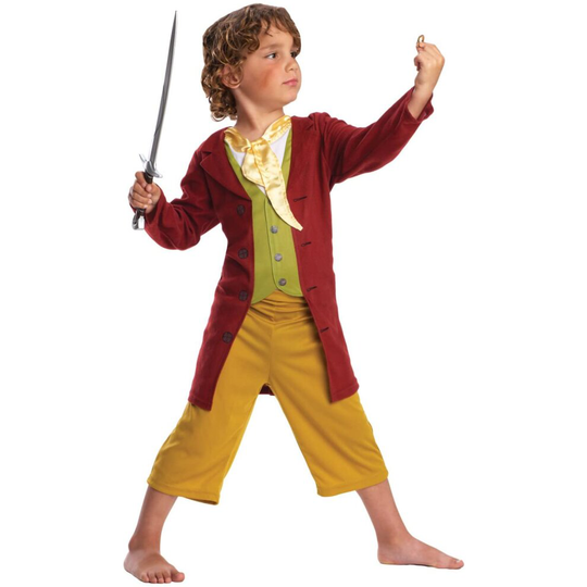 (Medium (5-6 yrs)) Rubie's Official The Hobbit Bilbo Baggins Box Set, Child Costume