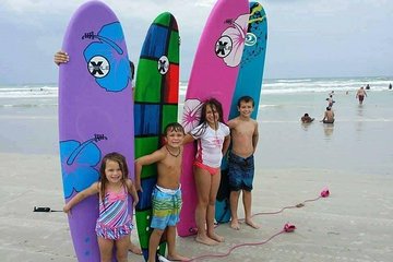 Learn to Surf with a Group Surfing Lesson and Professional Instructor