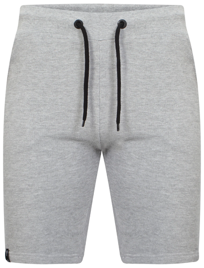 Jogger Shorts Chesemen Textured Piqué Shorts in Light Grey Marl - Dissident / L - Tokyo Laundry