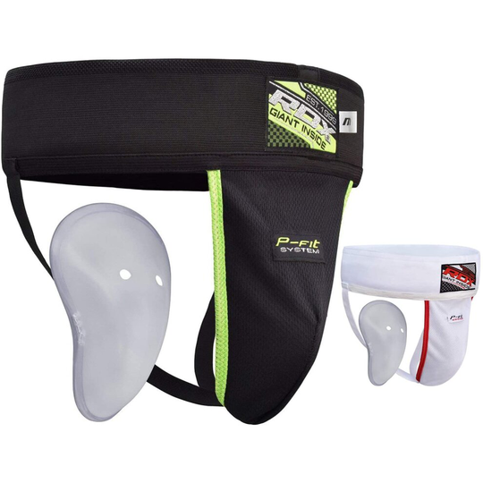 (Medium, Black) RDX Groin Guard Cup Men, Groin Protector
