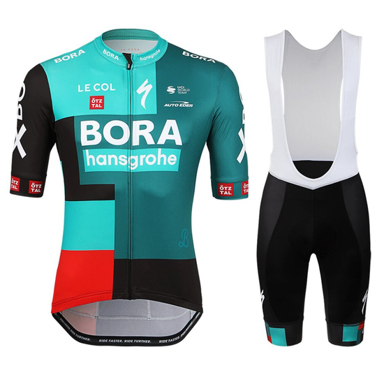 (Bora-XL) Men's Pro Team Cycling Jersey And Bib Shorts Set